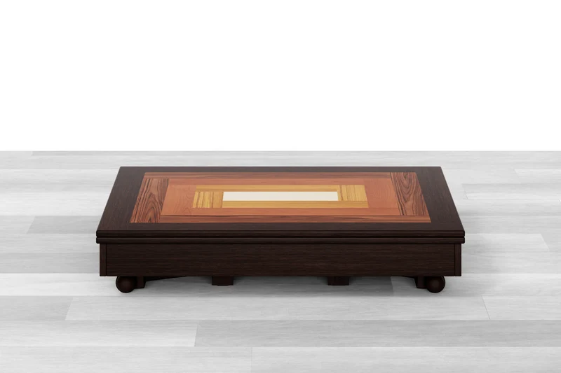 TAVOLINO TRASFORMABILE Top Intarsiato - 4/6 posti