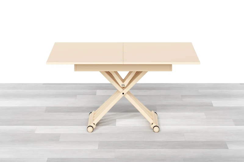 TAVOLINO TRASFORMABILE - Top Cristallo - 4/6 posti