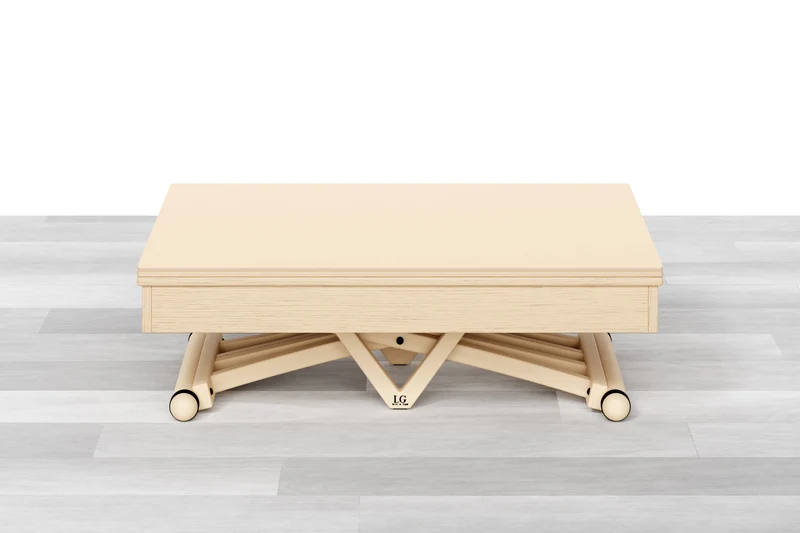 TAVOLINO TRASFORMABILE - Top Cristallo - 4/6 posti