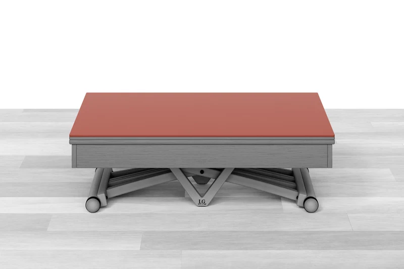 TAVOLINO TRASFORMABILE - Top Cristallo - 4/6 posti