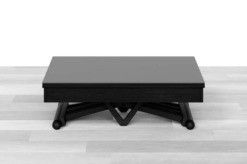 TAVOLINO TRASFORMABILE - Top Cristallo - 4/6 posti