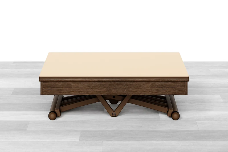 TAVOLINO TRASFORMABILE - Top Cristallo - 4/6 posti