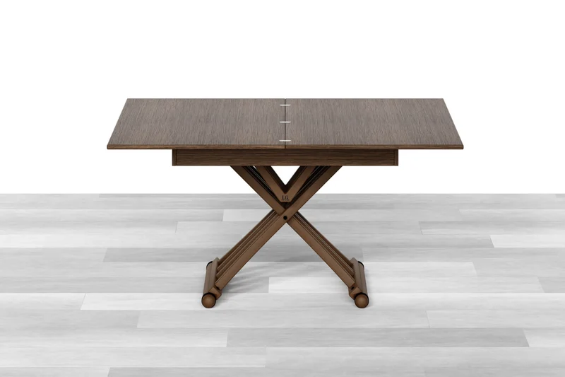 TAVOLINO TRASFORMABILE - Top Cristallo - 4/6 posti