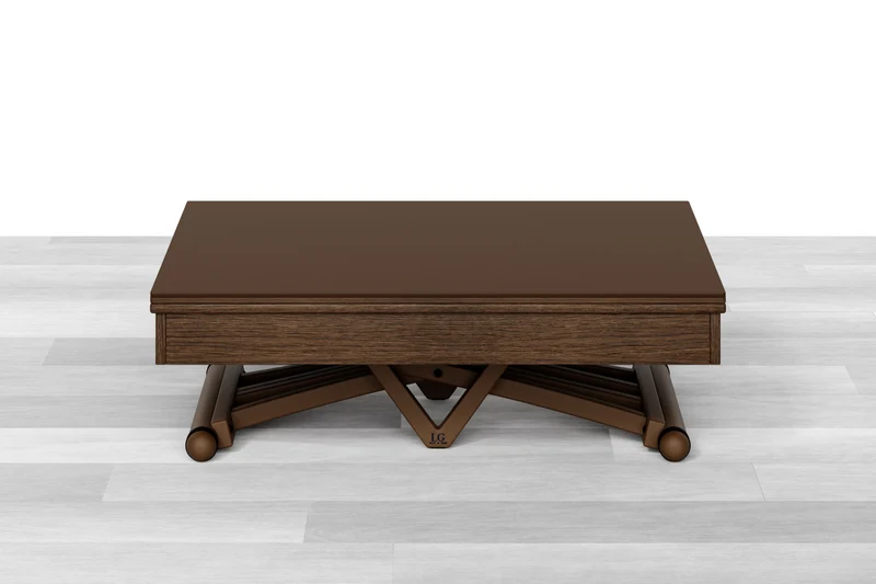 TAVOLINO TRASFORMABILE - Top Cristallo - 4/6 posti