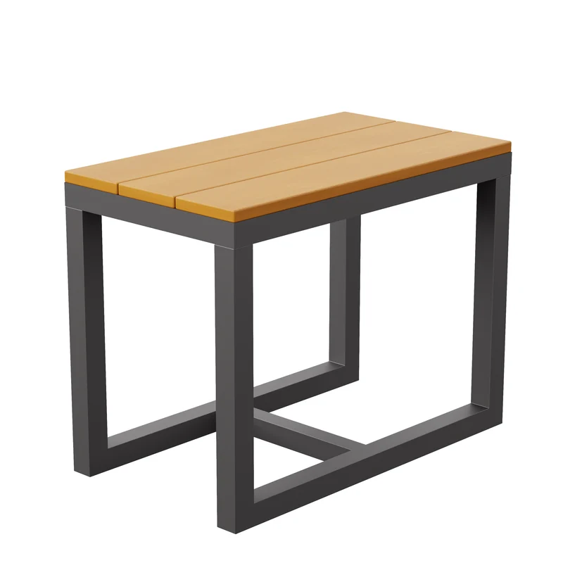 Salon de jardin 4-6 personnes gris modulable avec 3 tables basses et coussins INFINITEMORN
