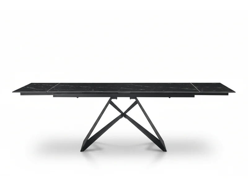 Table à manger extensible MASDAR en céramique – 180 cm fermée / 260 cm ouverte