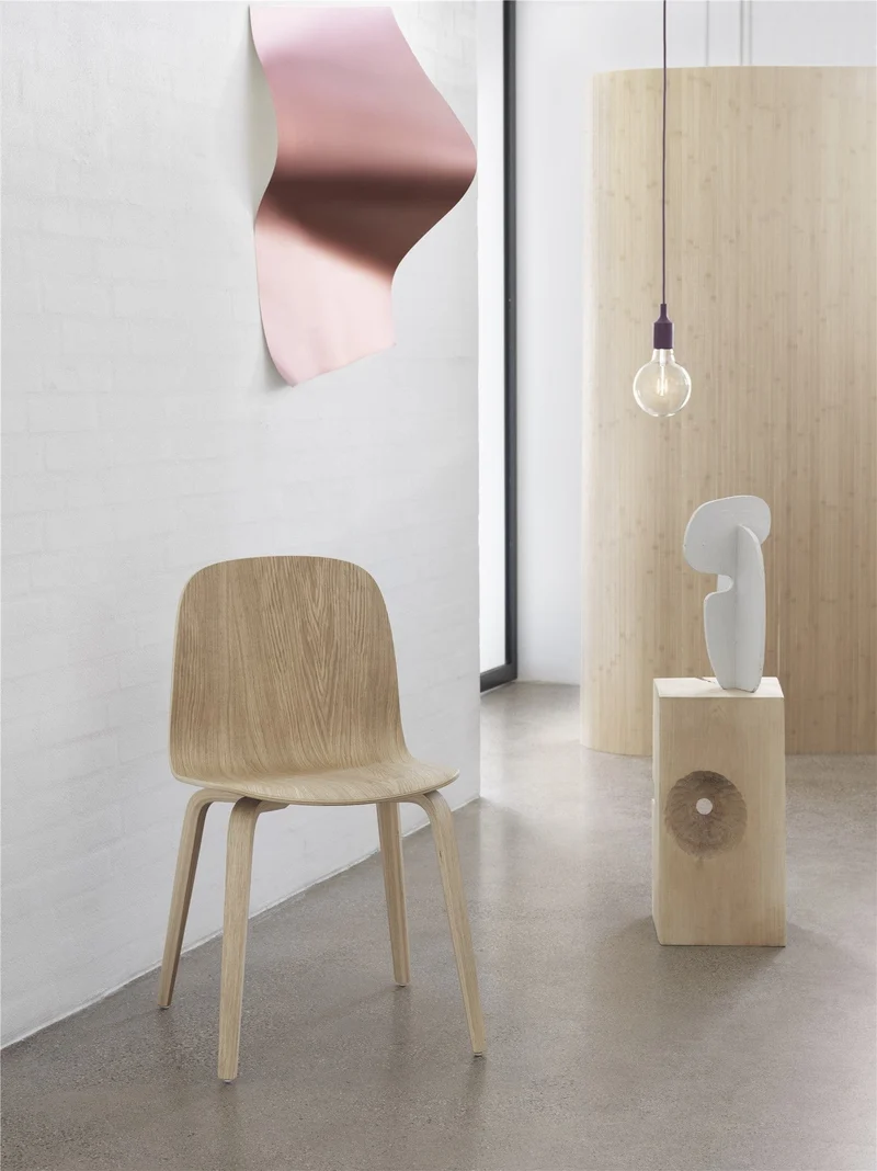 Chaise Muuto - Visu Wood base