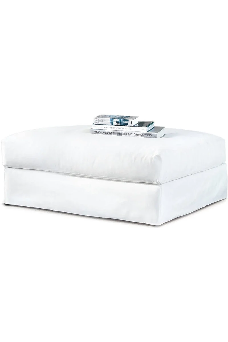BABOL Pouf en cuir ou en tissu