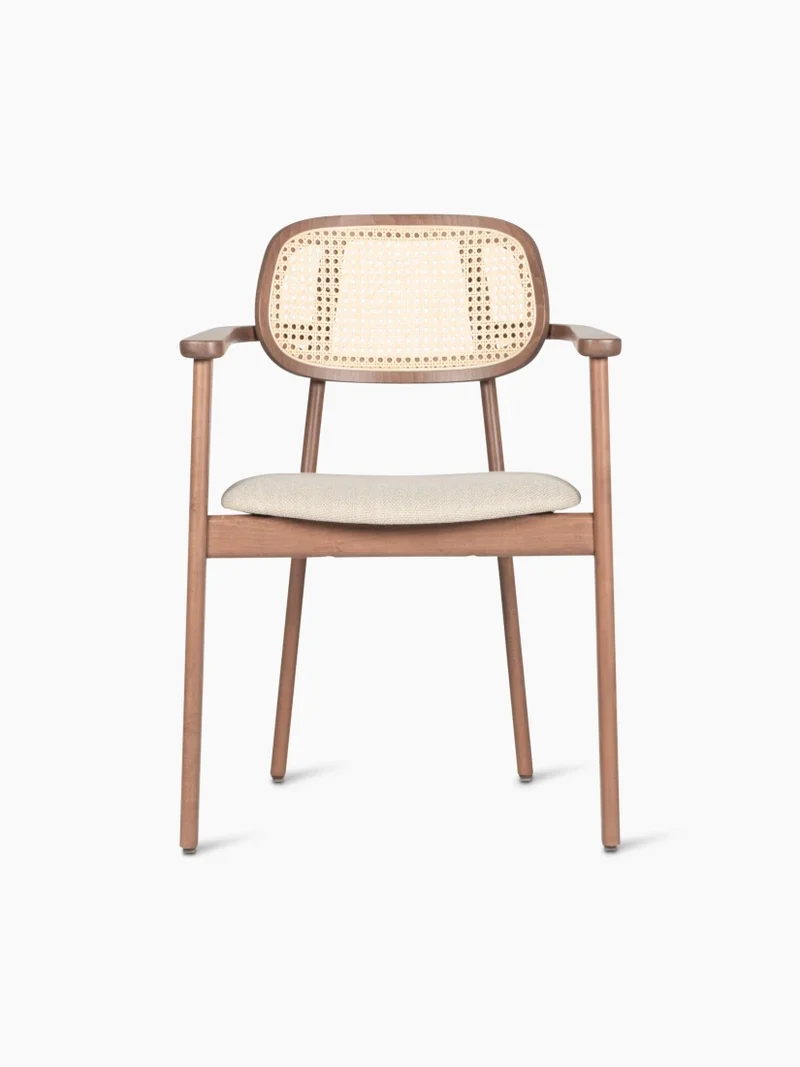 Fauteuil à accoudoirs TITUS - Rembourré