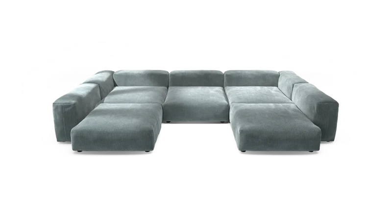 Ensemble de canapés modulaires 06