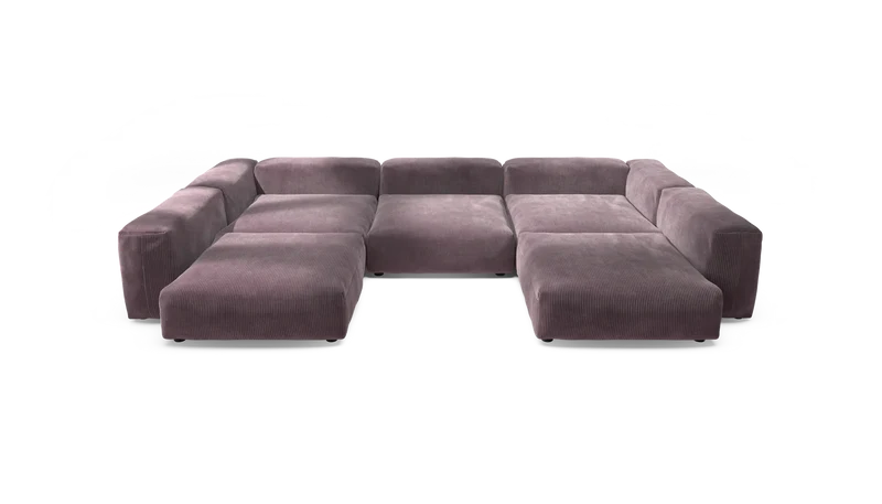 Ensemble de canapés modulaires 06