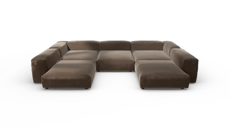 Ensemble de canapés modulaires 06