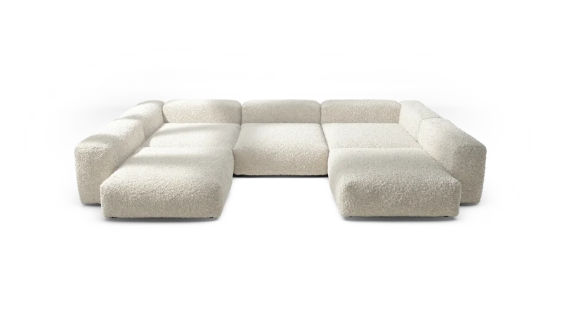 Ensemble de canapés modulaires 06