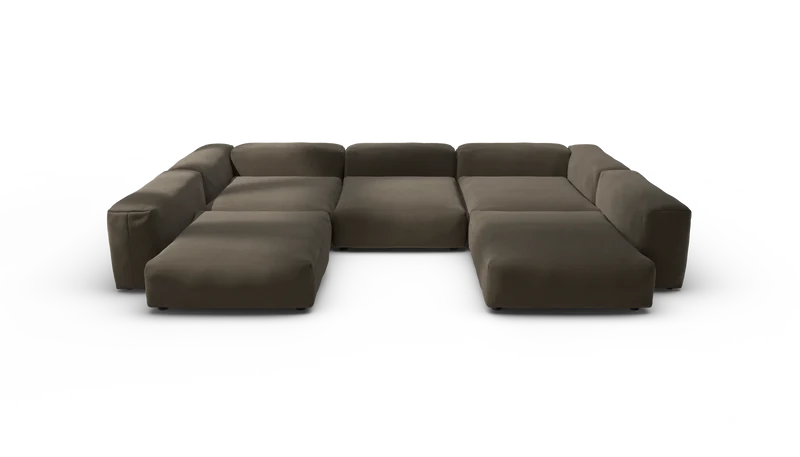 Ensemble de canapés modulaires 06