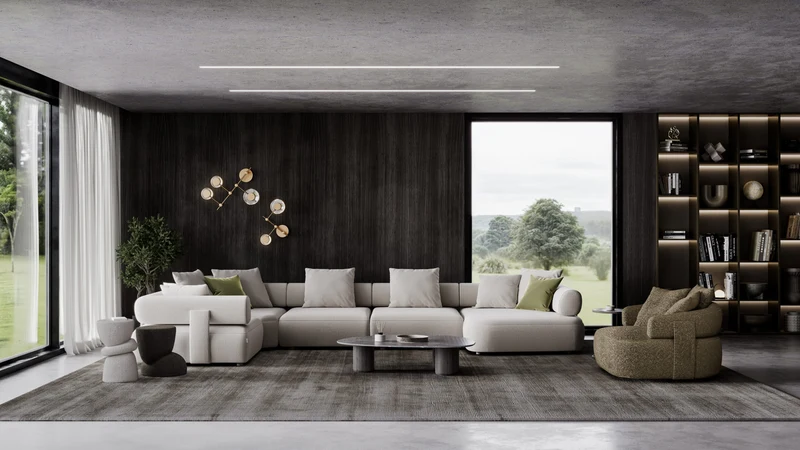 Fauteuil Ray | Fauteuil design arrondi fixe ou pivotant