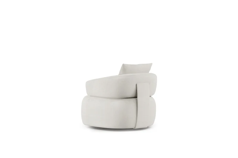 Fauteuil Ray | Fauteuil design arrondi fixe ou pivotant