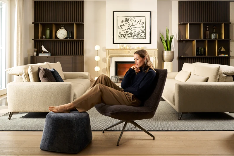 Canapé sur mesure - personnalisable - Délia