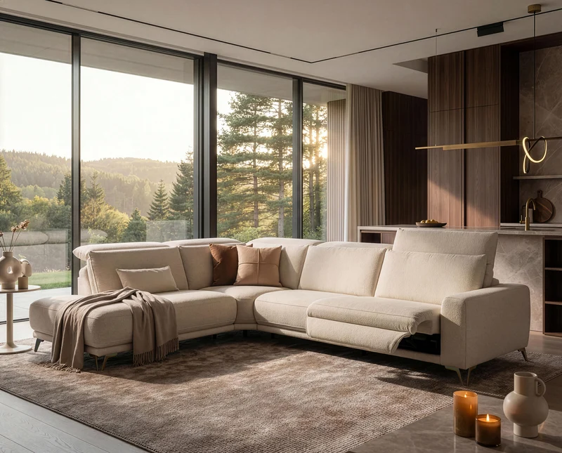 Canapé sur mesure - personnalisable - Délia