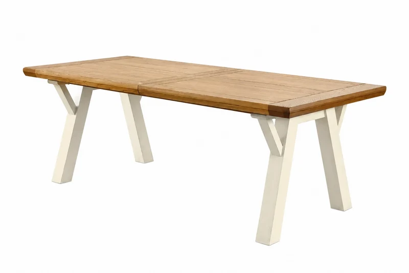Table rectangulaire extensible - ADL - Romance 100% chêne massif