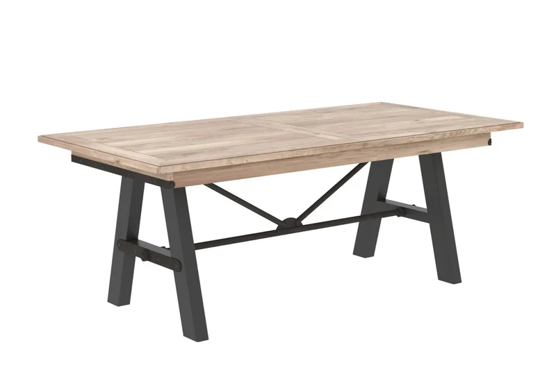 Table rectangulaire extensible - ADL - INDUS 100% chêne massif