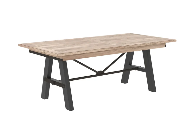 Table rectangulaire extensible - ADL - INDUS 100% chêne massif