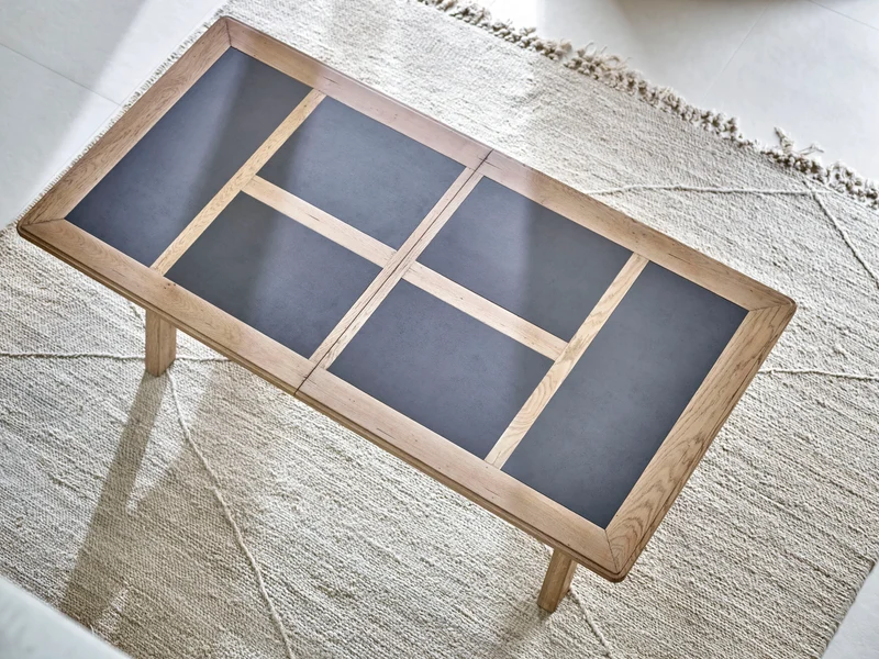 Table rectangulaire extensible - ADL - INDUS 100% chêne massif