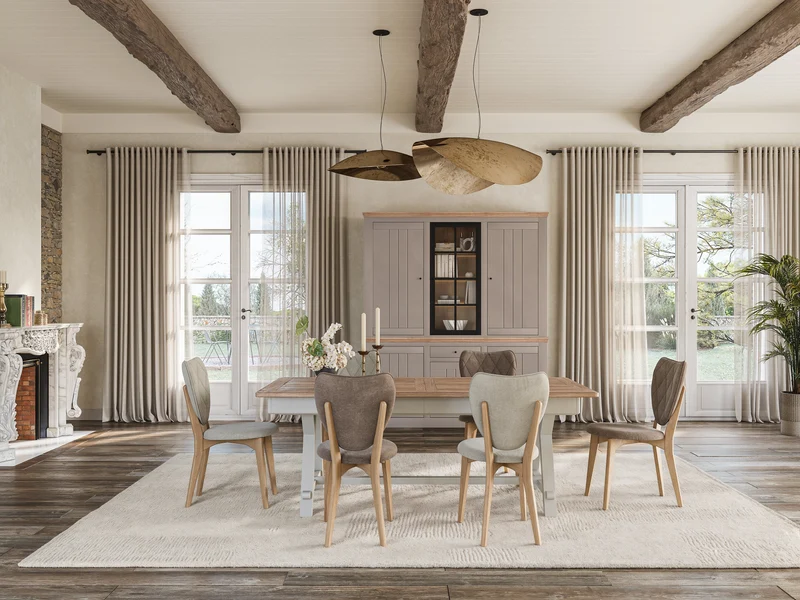 Table rectangulaire extensible - ADL - Cosy 100% chêne massif