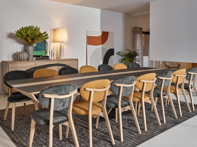Table extensible - ADL - Thalès 100% chêne massif