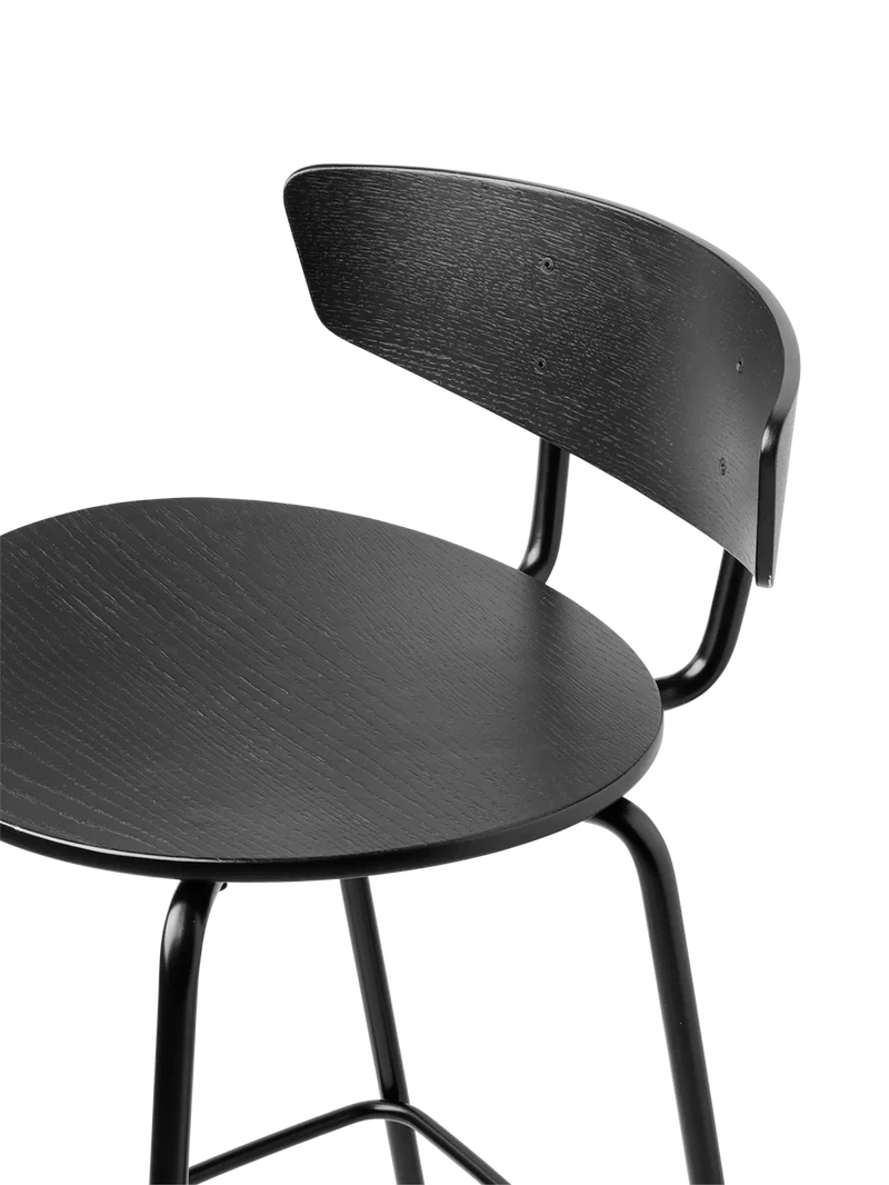 Ferm Living Tabouret de comptoir - Herman Noir (En stock)