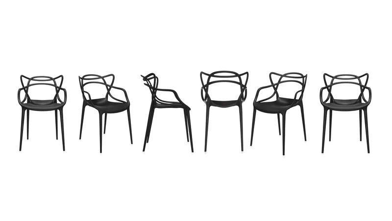 Set 6 Masters chaise by Kartell