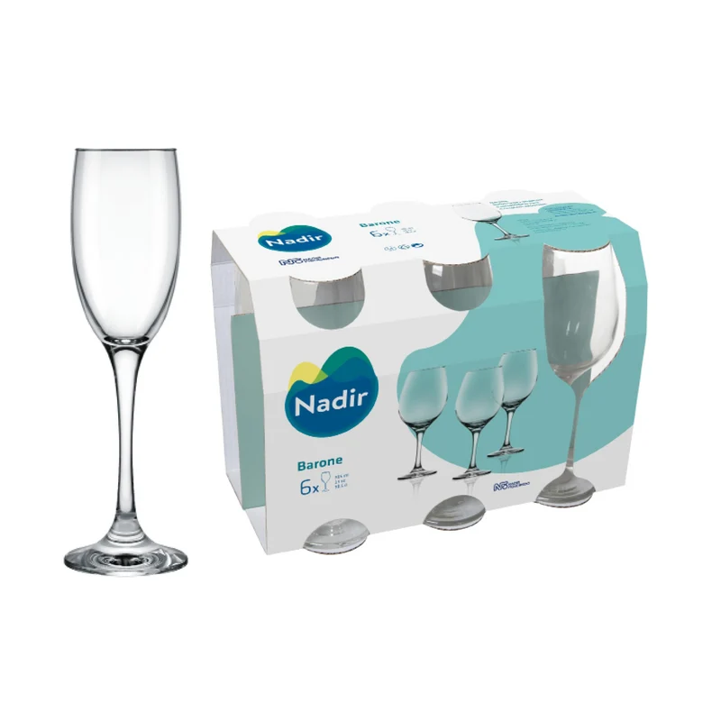 Set de 6 verres a pied 190ml, Barone Nadir
