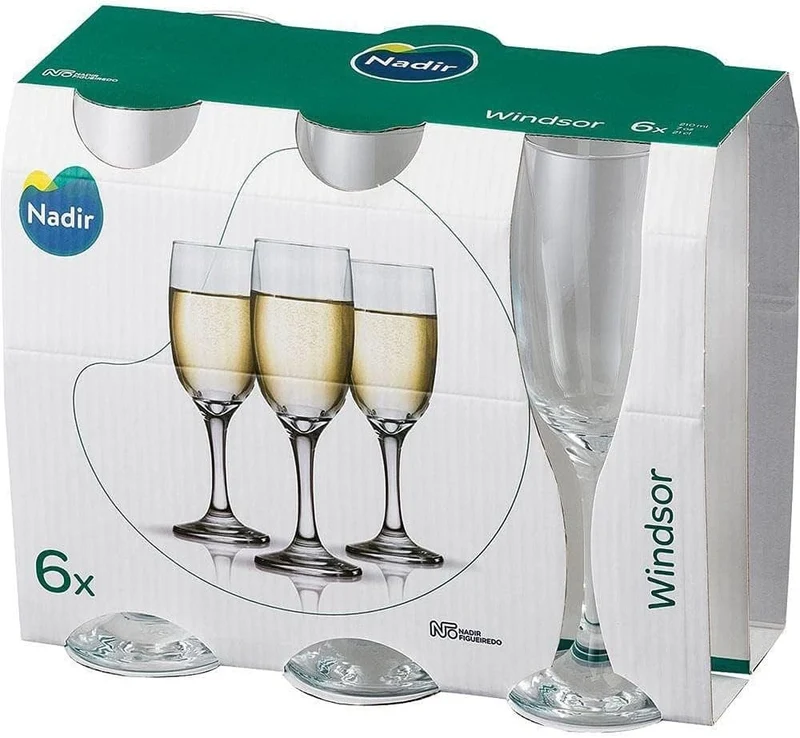 Set de 6 verres a pied 210ml, Windsor Nadir