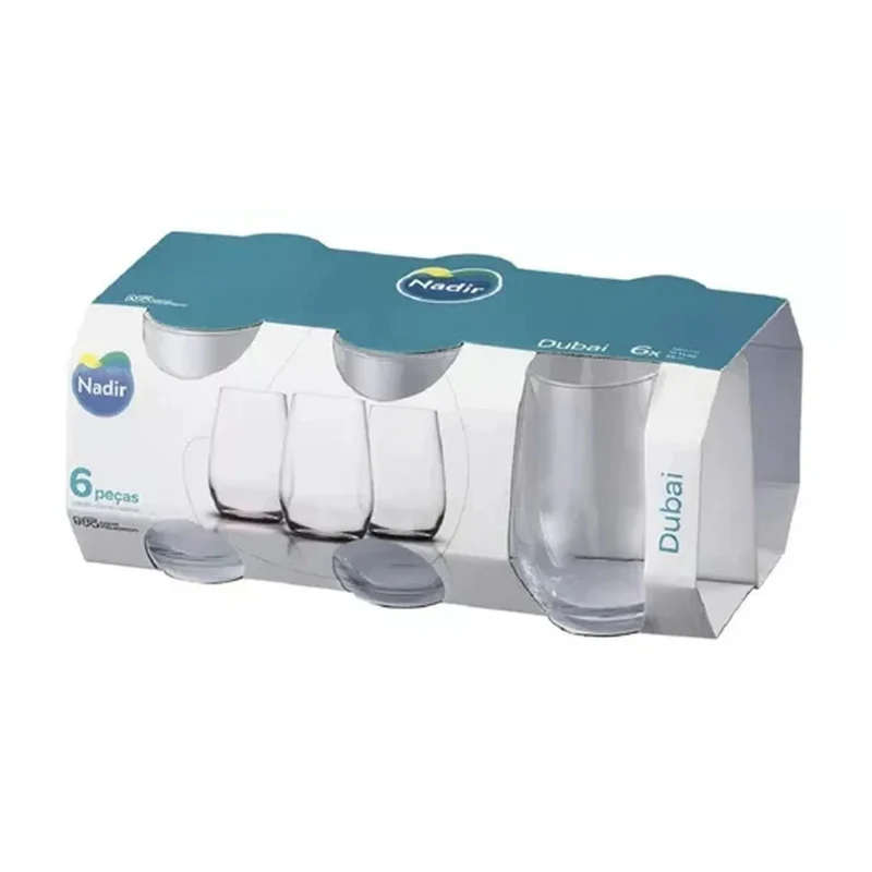 Set de 6 verres longs 460ml, Dubai Nadir