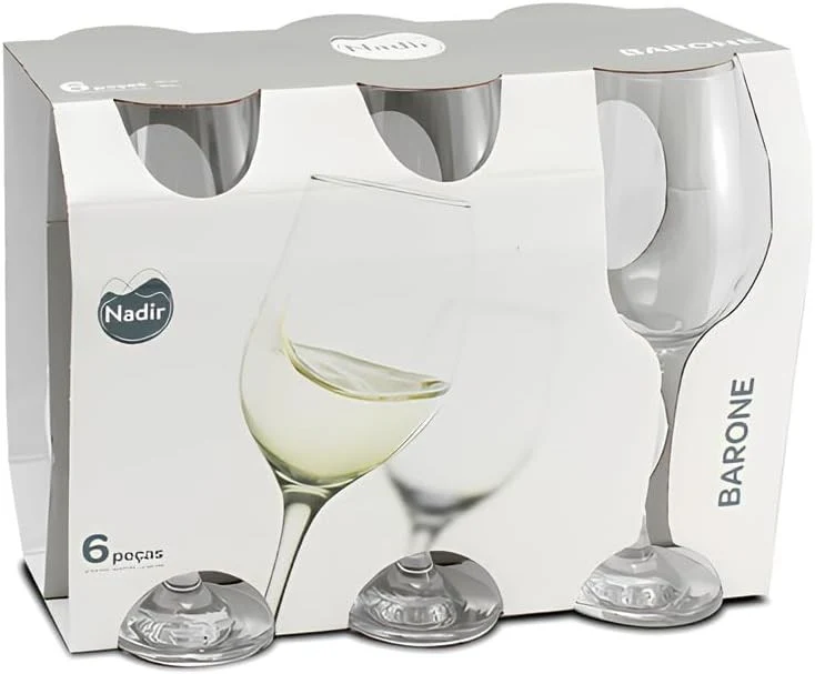 Set de 6 verres a pied 385ml, Barone Nadir