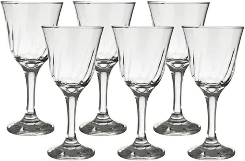 Set de 6 verres a pied 365ml, Lirio Nadir