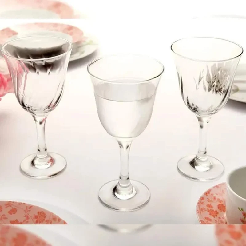 Set de 6 verres a pied 365ml, Lirio Nadir