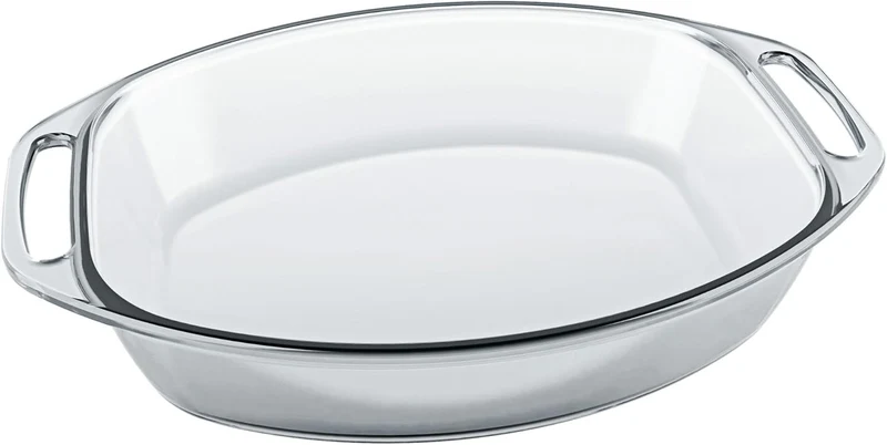 Rôtissoire ovale en verre, 4,2L
