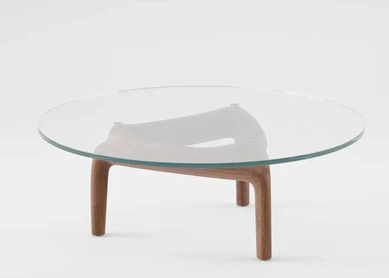 Table basse- Plateau verre - Pascal