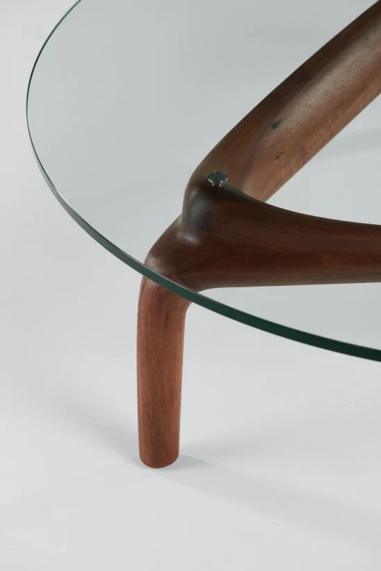 Table basse- Plateau verre - Pascal