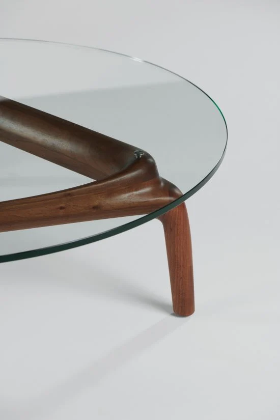 Table basse- Plateau verre - Pascal