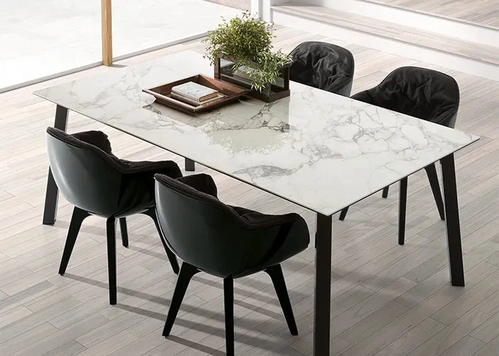 Table fixe ou extensible - Dressy - Merlot