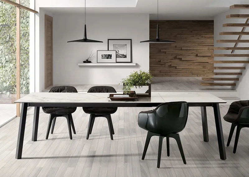 Table fixe ou extensible - Dressy - Merlot