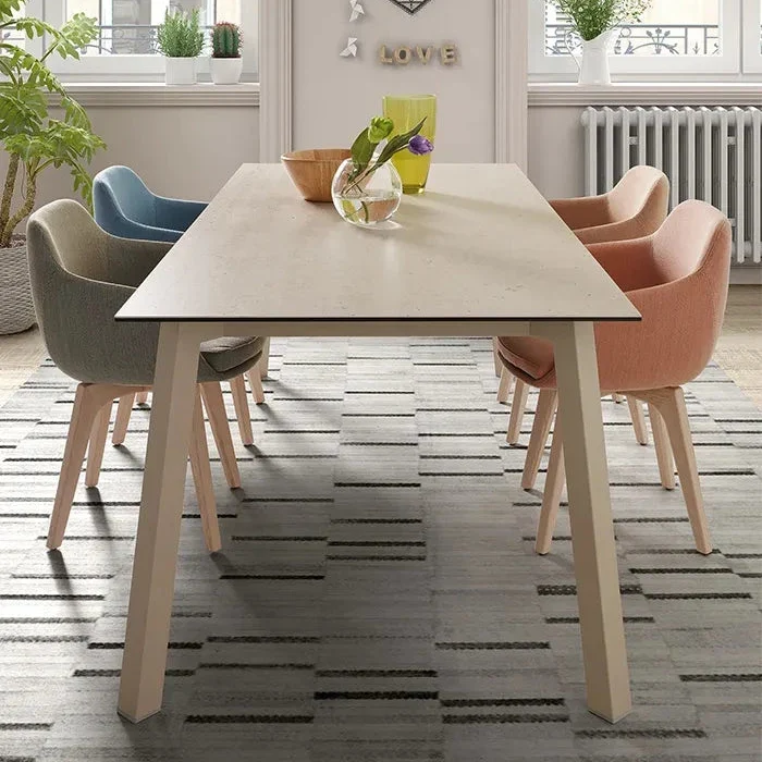 Table fixe ou extensible - Dressy - Merlot