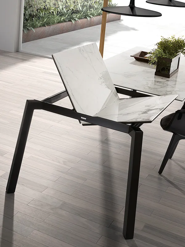 Table fixe ou extensible - Dressy - Merlot