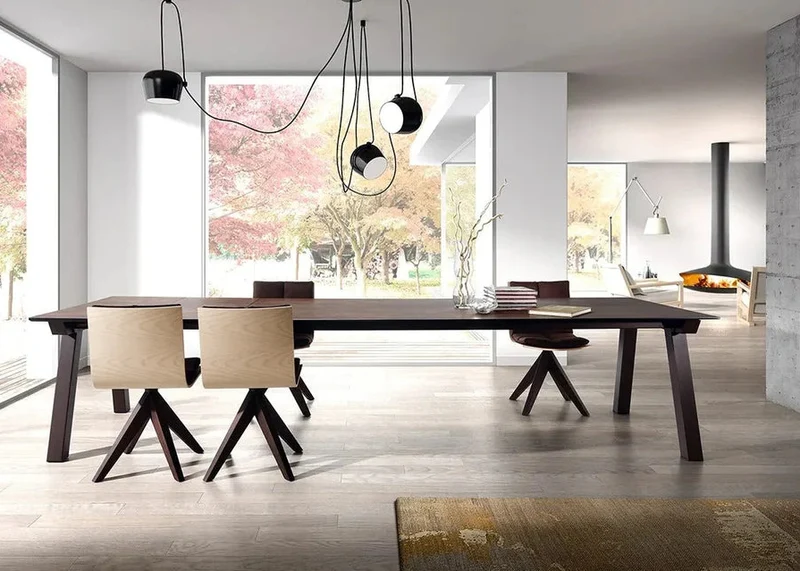 Table fixe ou extensible - plateau céramique - Duero