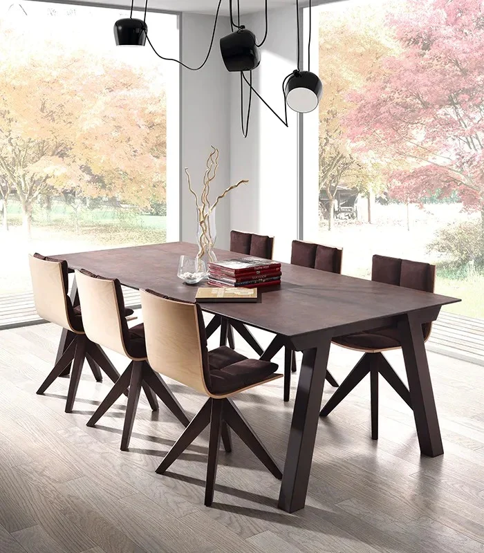 Table fixe ou extensible - plateau céramique - Duero