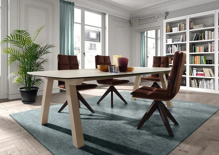 Table fixe ou extensible - plateau céramique - Duero