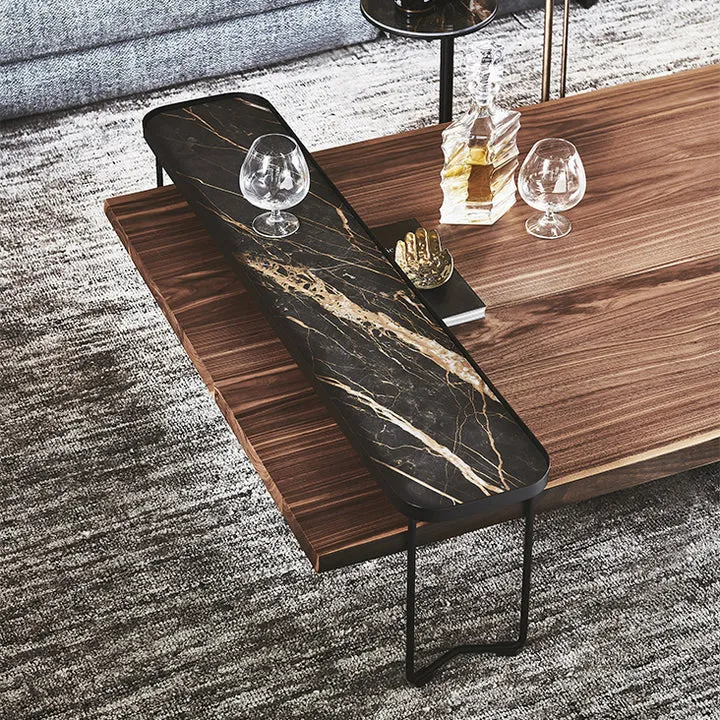 Table basse - Céramique ou verre miroir - Benny