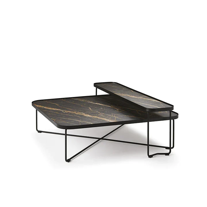 Table basse - Céramique ou verre miroir - Benny