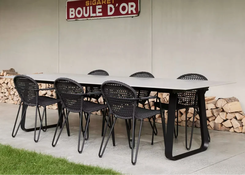 Table fixe ou extensible - Joli - Curve rectangular